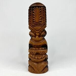 Vintage S. Fuko Hand Carved Wooden Tiki